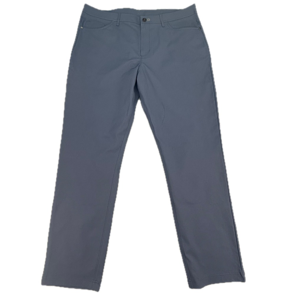 Public Rec All Day Every Day Pants Mens 36/32 Slate Blue Performance Trousers